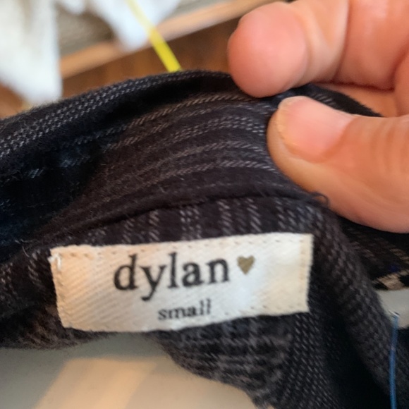 Dylan patchwork bell sleeve 100 percent cotton button down. . Never worn - Picture 3 of 6